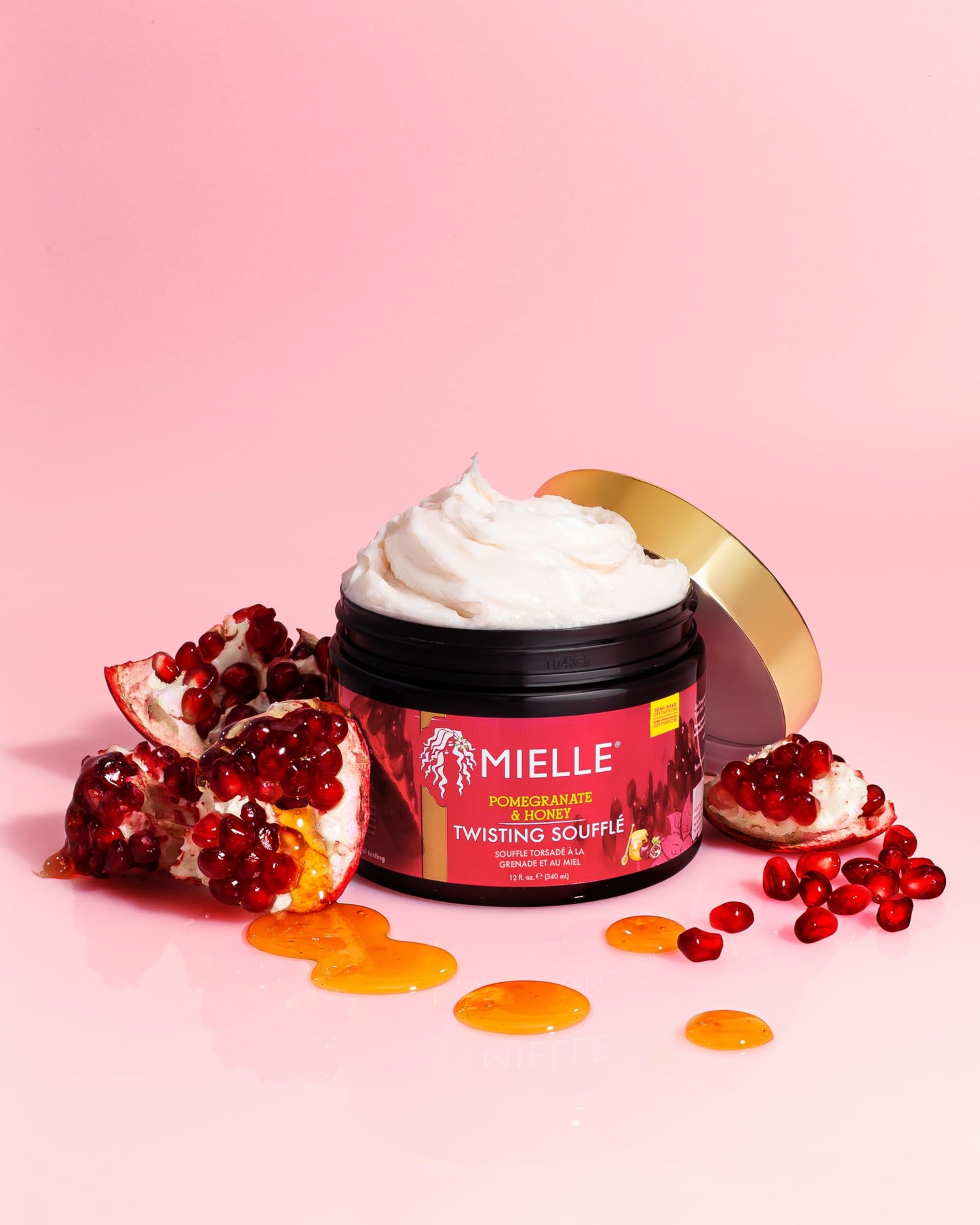 Mielle Organics Mielle Pomegranate & Honey Twisting Souffle, 340 g (Pack of 1)