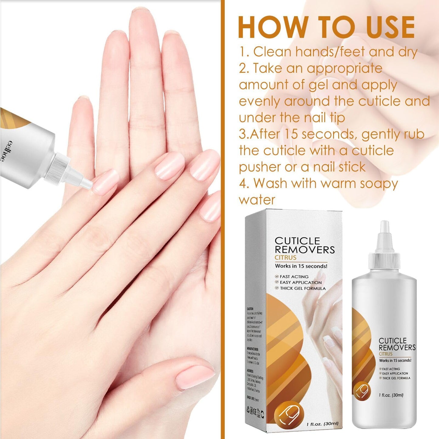 Nail Cuticle Remover Gel,Cuticle Remover Cream,Gentle Cuticle Remover,Instant Cuticle Care Gel,Cuticle Remover Gel,Nail Cuticle Repair Gel,Nail Cuticle Softener Moisturizing Gel