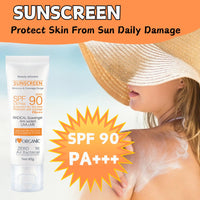 Face Sunscreen SPF 90, Anti UVA&UVB Ray Sun screen,Waterproof&Not Greasy, Sun Lotion Against Sunburn&Premature Ageing, Suncream For Face And Body, Sun Protect for all skin