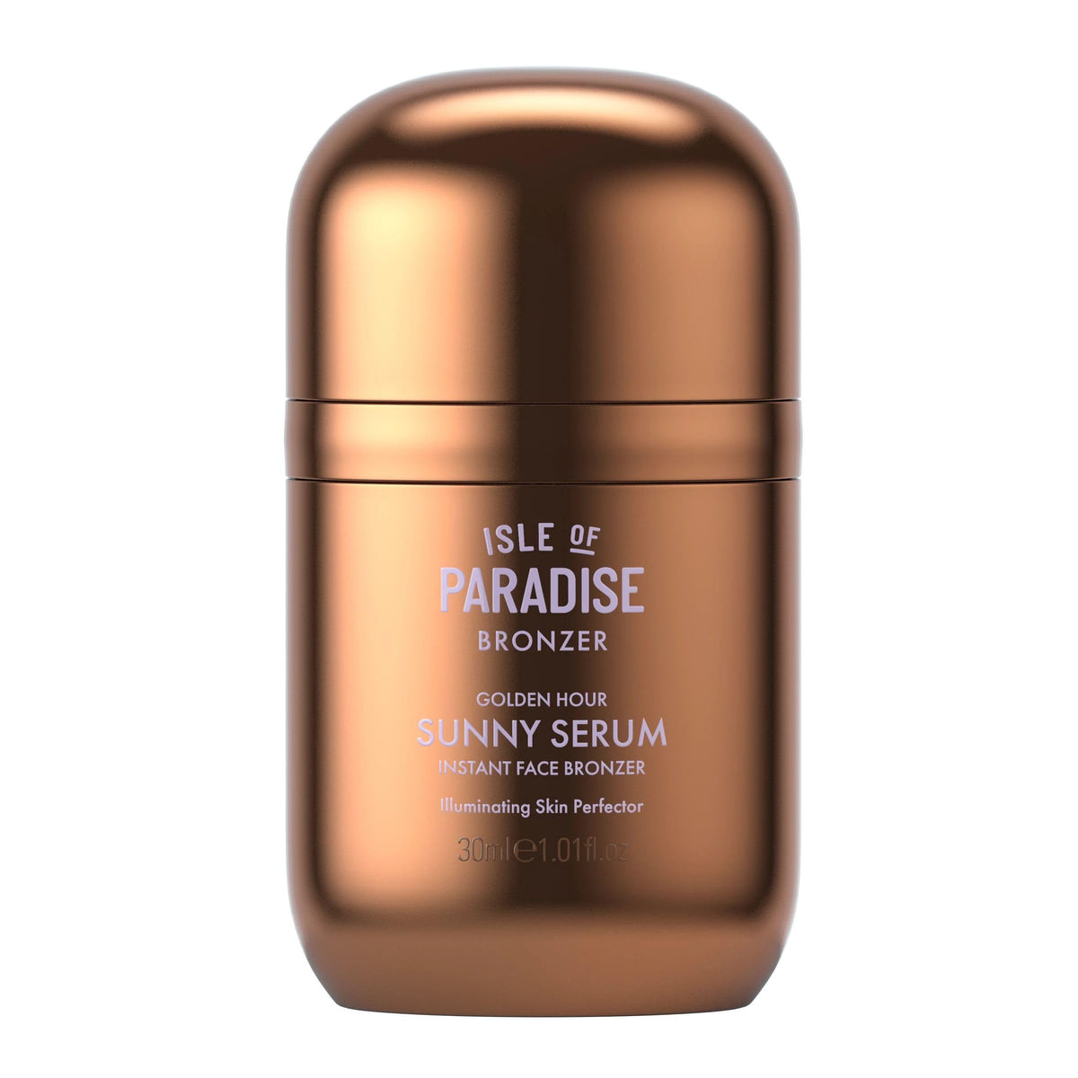 Isle of Paradise Sunny Serum Instant Face Bronzer, Golden Hour, 30 mL