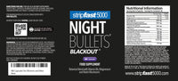 stripfast5000 Weight Management Support + Relaxation Capsules, Stimulant-Free for Women & Men, Night Bullets Blackout