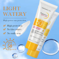 2Pcs Sunscreen SPF 50 100+, Sun Cream SPF PA+++, Face Moisturiser Sun Serum Korean Skin Care, Ultra Light UV Protetion Face Sunscreen, Factor 100 High Protection Sun Essence - Refreshing & No Sticky
