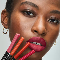 Avon Glimmerstick Lip Liner Deep Plum, Infused with Vitamin E for Smooth-Glide Application and Defined Lips