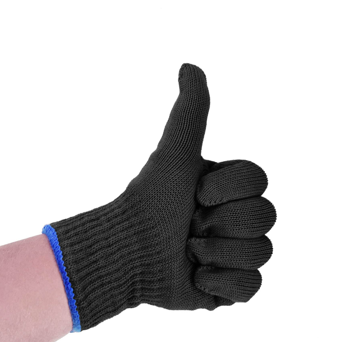 FOHOLA 1 Pcs Professional Heat Resistant Gloves for Hair Styling, Heat Proof Gloves, Heat Protection Gloves for Curling Wand (1 Pcs, Black)
