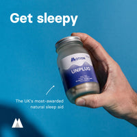 Motion Nutrition Unplug Night Time Nootropic (60 Capsules) | Award Winning Natural Sleep Aid to Calm Your Mind, Help You Fall Asleep Faster & Wake Up Well Rested | Sedative Free | Vegan & Made in UK