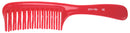 PRO.CO Pro-Tip Professional Detangling Hair Comb, Red, Red