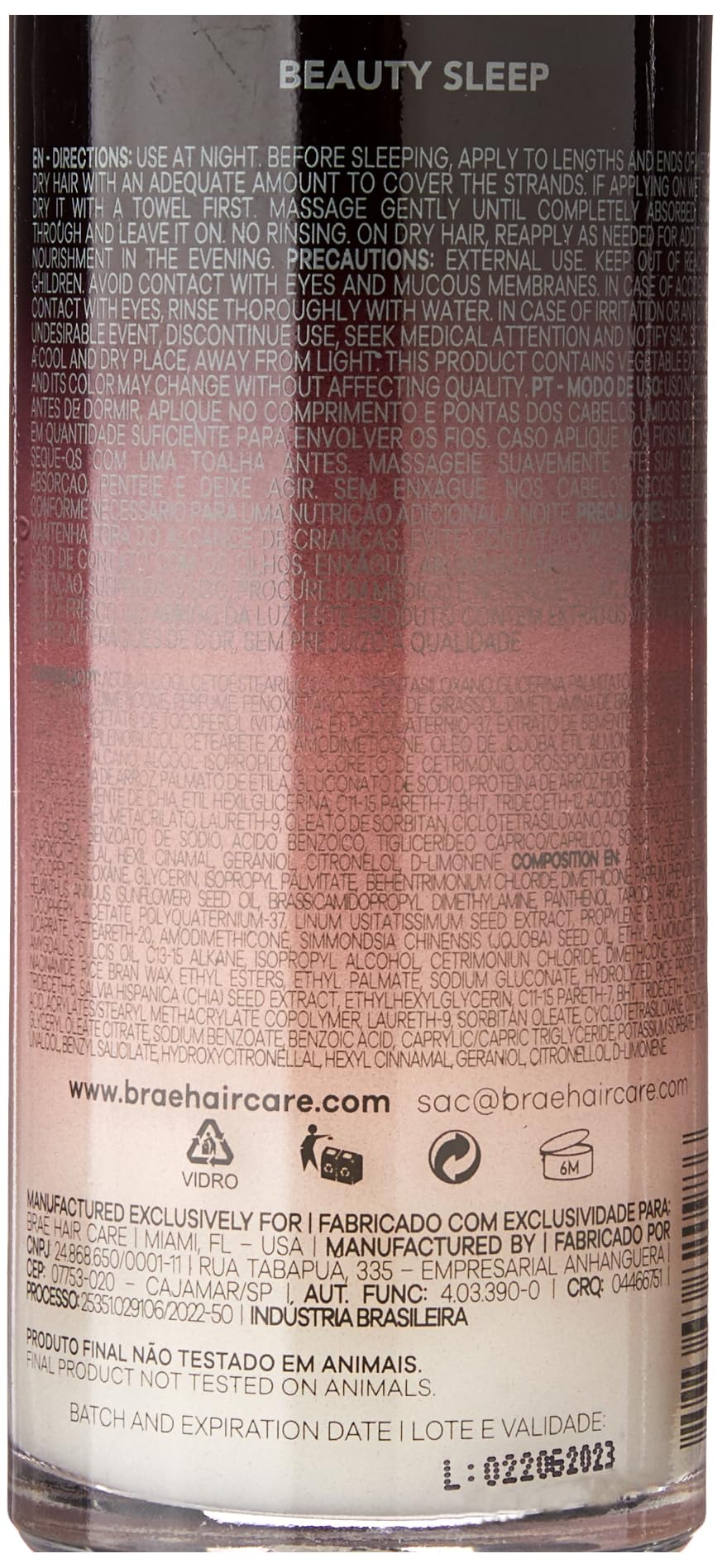 BRAE - Beauty Sleep Night Serum - 100ml