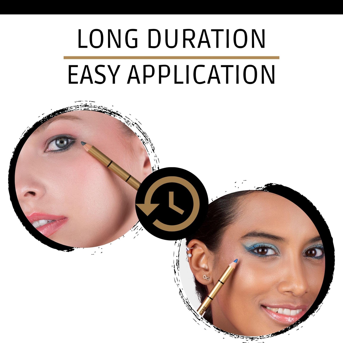 BROOKLIN IMPALA | Waterproof Brooklin Eyeliner Color 319 Green Nacred Forest Waterproof EYELINER WATERPROOF | Eye eyeliner with creamy and soft texture | Easy application | Long duration