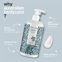 Australian Bodycare After Wax Lotion Professional (500 ml) | For use after waxing, bikini waxing or brazilian wax | Minimizes the appearance of ingrown hairs, red bumps and irritated skin after waxing