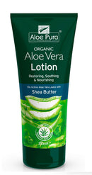 THREE PACKS of Aloe Pura Aloe Vera Lotion with Shea Butter and Vitamin E 200ml
