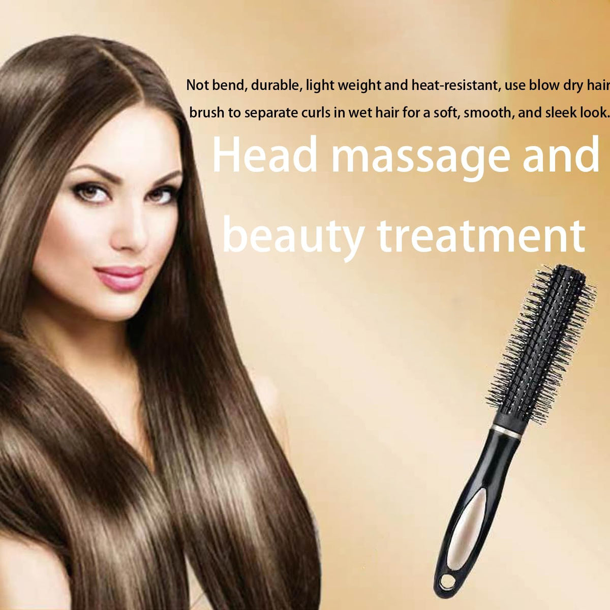 WNXBFO Hair Brush Women, Hairbrush, Hairbrushes for Women, Hair Brush for Blow Drying, Round Hair Brushes for Hair Blow Drying, Straightening, Styling, Curling