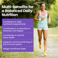 FAST&UP Fast&Up Multivitamin – Complete Multivitamin Supplement – All Day Energy – 20 Effervescent Tablets – Supports Immune System – Orange