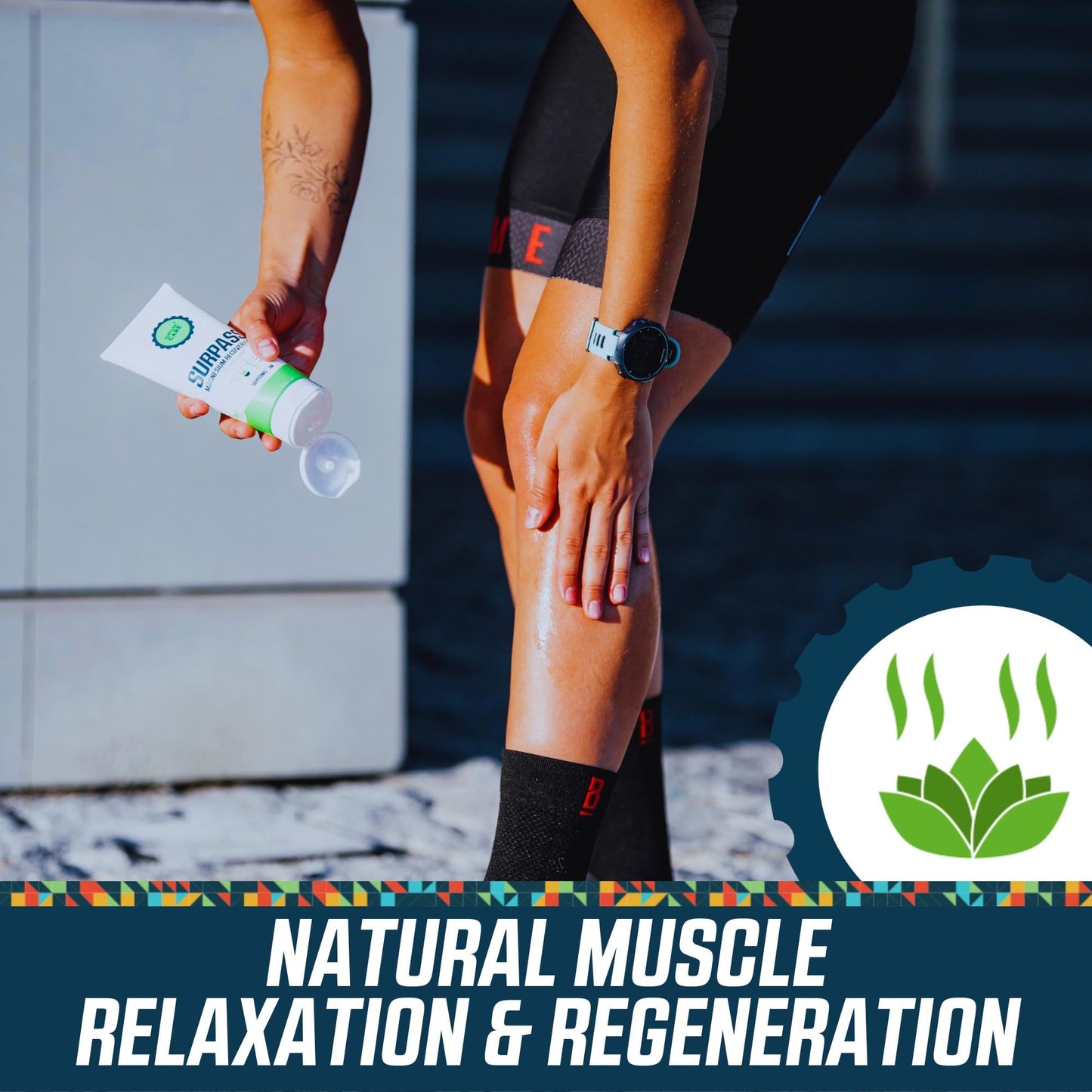 SURPASS-CARE Magnesium Recovery Gel for Athletes | Boosts Muscle Recovery & Performance | Helps Prevent Cramps | Sepitonic & Zechstein High-Absorption Magnesium Source for Tired Muscles (200ml)