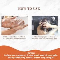 EUQEE Glutathione Kojic Acid Soap, Glutathione Soap Bars with Glutathione, Collagen, Vitamin C for Hyperpigmentation Reduce the Appearance of Fine Lines and Wrinkles with a Foaming Net (2x142g)