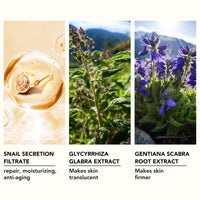 TBeautfave Snail Repair Essence, Snail Mucin Skin Care Sets & Kits, Snail Mucin Moisturiser, Korean Snail Mucin Serum & Face Moisturiser for Deep Hydration, for Dull & Damaged Skin, Korean Skincare (Cream+Serum)