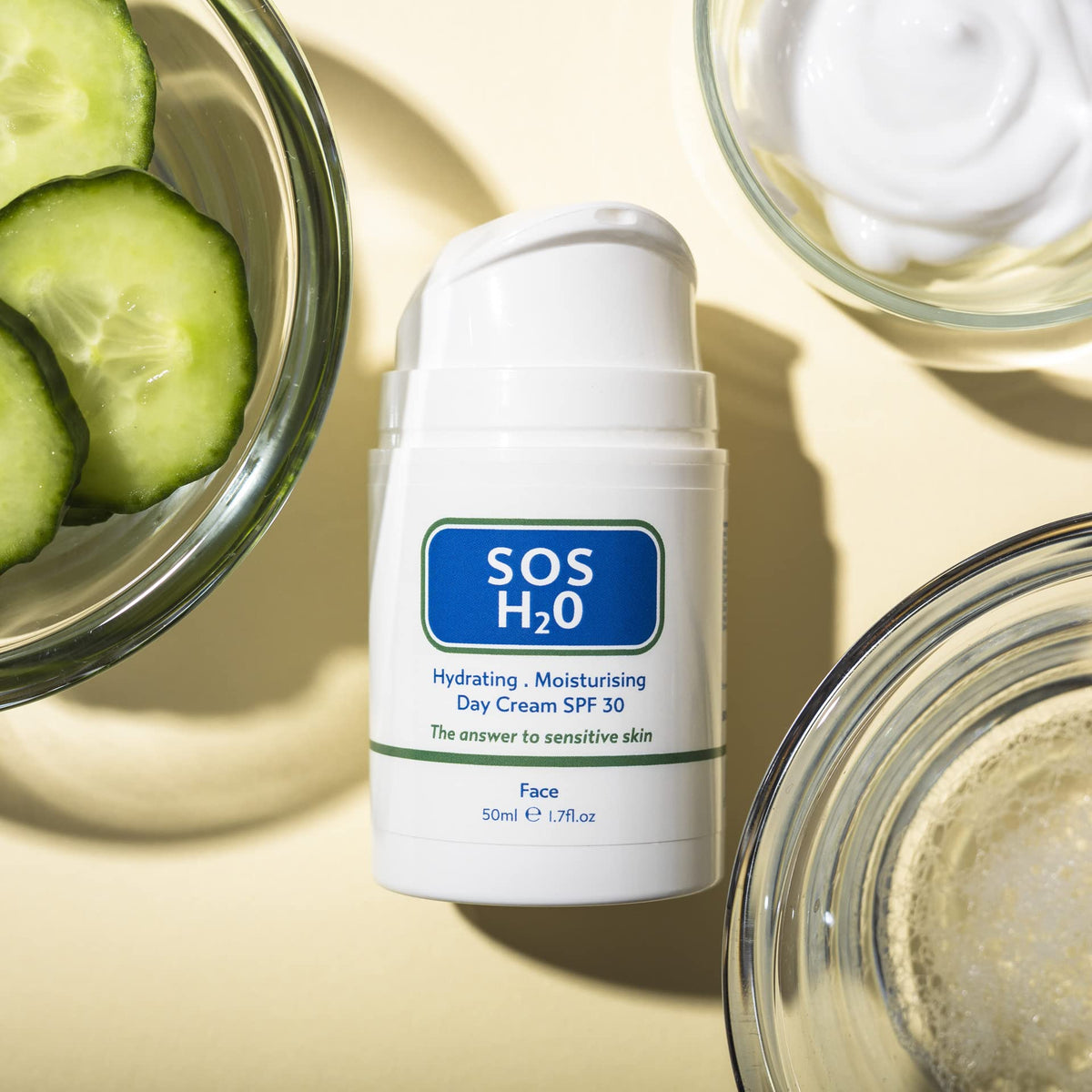 SOS SERUM SOS H20 Day Cream with SPF 30, 50ml