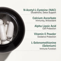 Vital Haven NAC Supplement - N-Acetyl-Cysteine 600mg + Selenium + ALA with VIT C/E - UK Made