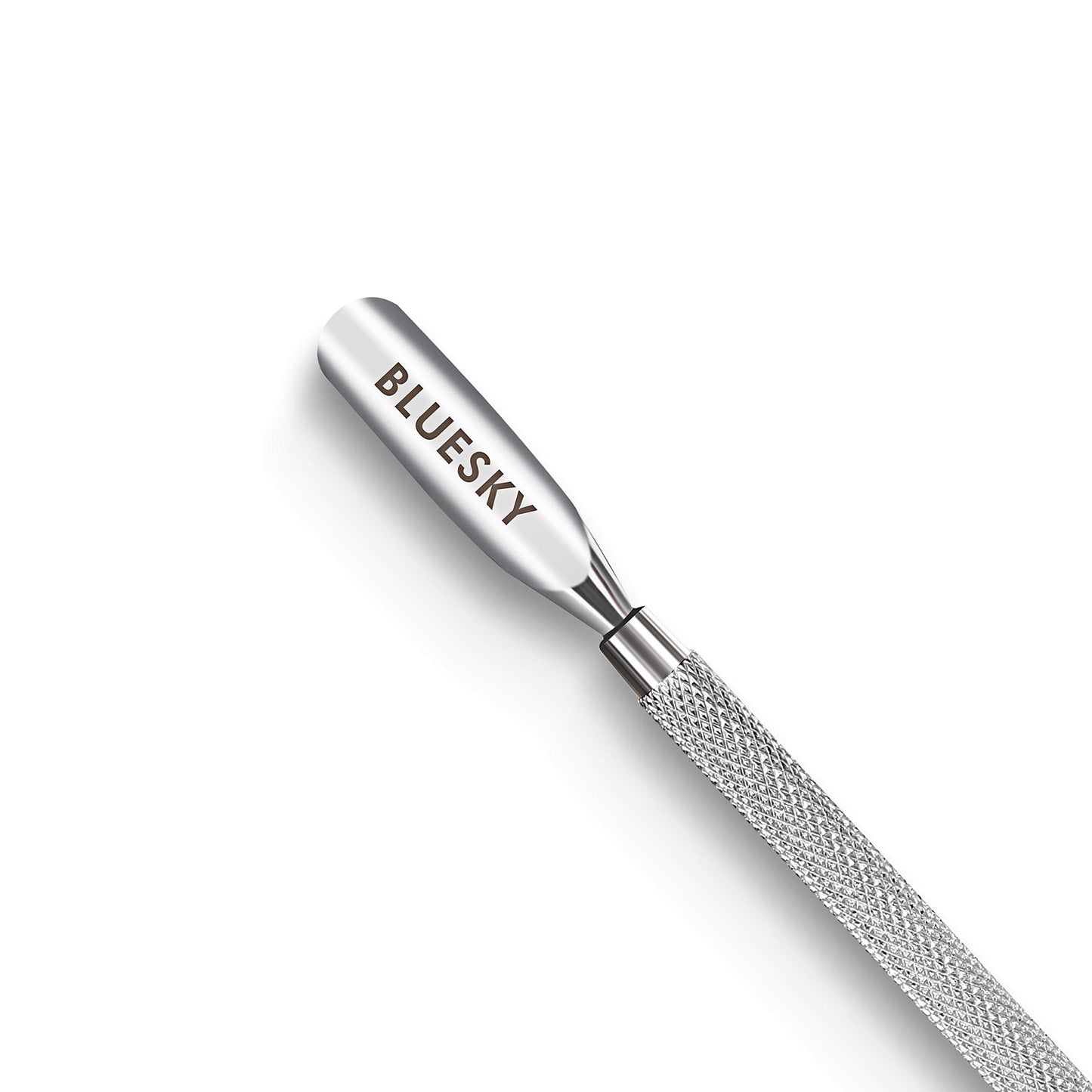 BLUESKY Bluesky Cuticle Pusher Tool and Nail Cleaner, Professional, Double Ended, Metal, Stainless Steel, Gel Nail Polish Remover, Scraper