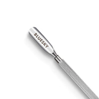 BLUESKY Bluesky Cuticle Pusher Tool and Nail Cleaner, Professional, Double Ended, Metal, Stainless Steel, Gel Nail Polish Remover, Scraper