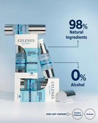 Celenes By Sweden Celenes by Sweden Thermal Energizing Detox Serum 3-in-1 - Hyaluronic Acid, Red Algae & Natural Thermal Water for Hydration and Protection - Suitable for Sensitive Skin - 30ml