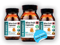 DR WAKDE'S Natural Health Care, London DR WAKDE's Bilva (Bael) fruit Capsules (Aegle marmelos) I 100% Natural Herbal Supplement I 60 Veggie Capsules