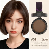 MEITREND Hairline Powder Hair Shadow Powder,Natural Brown Hair Root Dye Shadow Cover, Instantly Windproof Sweatproof Hair Touch-Up for Thin Hair Grey Hairline Quick Cover Unisex