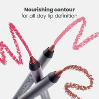 Wonderskin Lipliner Pencil - 360 Contour Lipliner, Long Lasting, Sharpenable, Waterproof and Transfer-Proof Brown Lip Liner Pencil (Nutmeg)