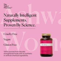 The Naked Pharmacy | Ashwadisiac for Women | Libidio Booster | Energy & Hormonal Balance | Ashwagandha, Saffron, Fenugreek & Prebiotic | High Strength | Natural No Additives | 60 Capsules