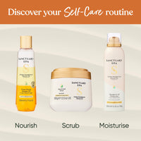 SANCTUARY Sanctuary Spa Golden Sandalwood Three-Phase Shower Oil, 3 Day Moisture, Mineral Oil Free, Cruelty Free & Vegan, 250ml
