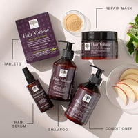 New Nordic Ltd New Nordic Hair Volume Conditioner 250ml - Herbal Based Hair Repair and Thickening Conditioner for Dry Damaged Hair - Suitable for Men and Women