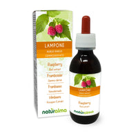 Raspberry (Rubus idaeus) Alcohol-Free Bud Extract from Fresh Buds Naturalma - Liquid Drops 120 ml - Food Supplement - Vegan