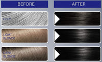 FYNE - Jet Black Permanent Hair Colour | Pack of 3 | Grey Hair Colouring for Men with Comb Applicator Included | Natural-Look Hair Dye | No Mixing Ready to Apply | Ammonia and Cruelty-Free