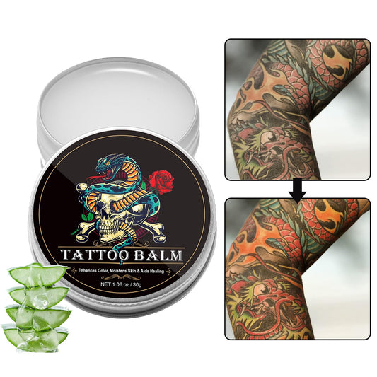 ISBEAUSOLS Tattoo Aftercare Body Butter - Tattoo Aftercare Butter Balm - Tattoo Aftercare Cream for Moisturizing，Nourishing，Color Enhancement - Natural Organic Tattoo Butter - Old & New Tattoo Healing Butter