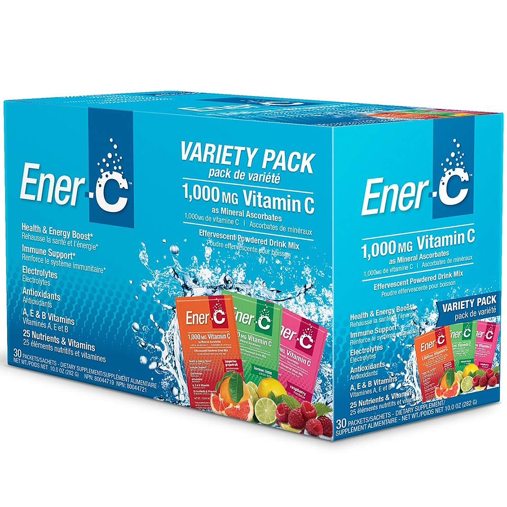 Ener-C Effervescent Multivitamin Drink Mix Variety Pack - 30 Sachets