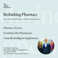 The Naked Pharmacy | Marine Magnesium | Promotes Better Sleep | for Nerve/Muscle Function | Natural Supplements with Prebiotic Baobab | High Strength | No Additives | Vegan | 60 Capsules