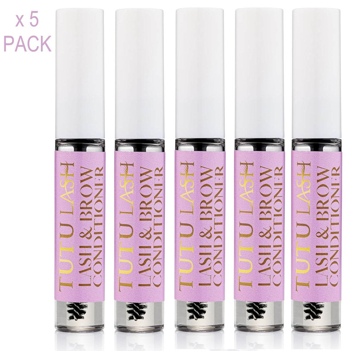 TUTU LASH Lash and Brow Conditioner Natural Oils Castor Oil Sweet Almond Oil Vitamin E Lash Serum Brow Serum Lash Growth Vegan Cruelty Free 100% Natural Tutu Lash 10ml (5)
