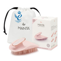 MANTA Manta Detangle Hair Brush, Shower Scalp Massager Shampoo Brush Detangler, Promote Healthy Hair Growth, Premium Wet Tangle Hairbrush, Curly Hair Teaser, Hairbrushes for Women Men Kids, Pink
