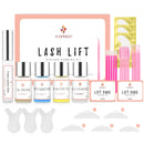 RONKIE Lash Lift Kit - Eyelash Perm Kit - Professional Eyelash Curling Set - Glue Upgraded Version - Semi-Permanent Curling Perming Wave Suitable for Salon at Home (White)