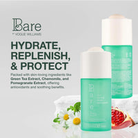 Bare by Vogue Bare By Vogue Face Tanning Drops - Medium/Dark, Customisable Sun-Kissed Glow - Infused with Green Tea, Chamomile, and Pomegranate Extract - For Smooth, Hydrating & Radiant Skin (30ml)