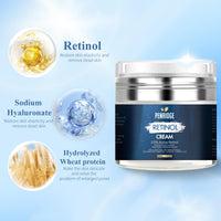 Premium Retinol Cream - 2.5% Active Retinol - Anti-Aging - Wrinkle Repair & Hydration - Youthful Radiance Booster with Collagen, Hyaluronic Acid, Vitamin E, Jojoba Oil, Shea Butter by Penridge, 50mg