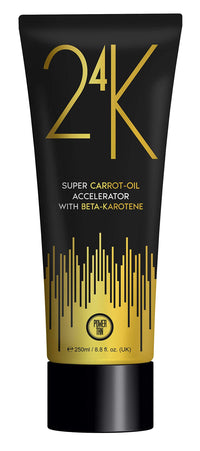 Power Tan 24K Super Carrot Oil Tanning Accelerator 250ml