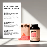 Fitness Health Maqui Berry Tablets 1000mg 360 Tablets | Suitable for Vegan | Health & Wellbeing | Pure Maqui Berry Extract