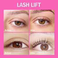 Lomansa Lash Lift Lotion, Lash Lift Kit, Separate Steps Perming Lotion, Individual Sachets For Eyelash Perming and Brow Lamination, 10 Sachets, 0.8g Each (STEP 1)