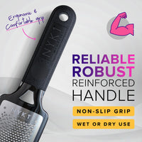 NYK1 RUSTPROOF Foot File Callus Remover for Feet with Catcher | XL Size