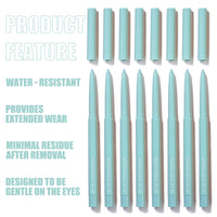 Maggikey Matte Gel Colored Eyeliner, Provides Long - Term Wear, Water - Resistant, Sweat - Resistant Pencil In Cyan - A Great Makeup Tool