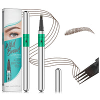 Kis'Degas Magic Microblading Eyebrow Contouring Pencil - Eyebrow Pen,Brow Pencil 2-in-1 Dual-Ended - Precise Waterproof Brow Pen 2 Tipped Precise Waterproof With A Micro-Fork Tip Applicator