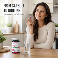 Hepatica SOYA Isoflavones 60mg | Standardised to 40% Isoflavones | 90 Vegan Capsules | 3-Month Supply | 3rd Party Lab Tested