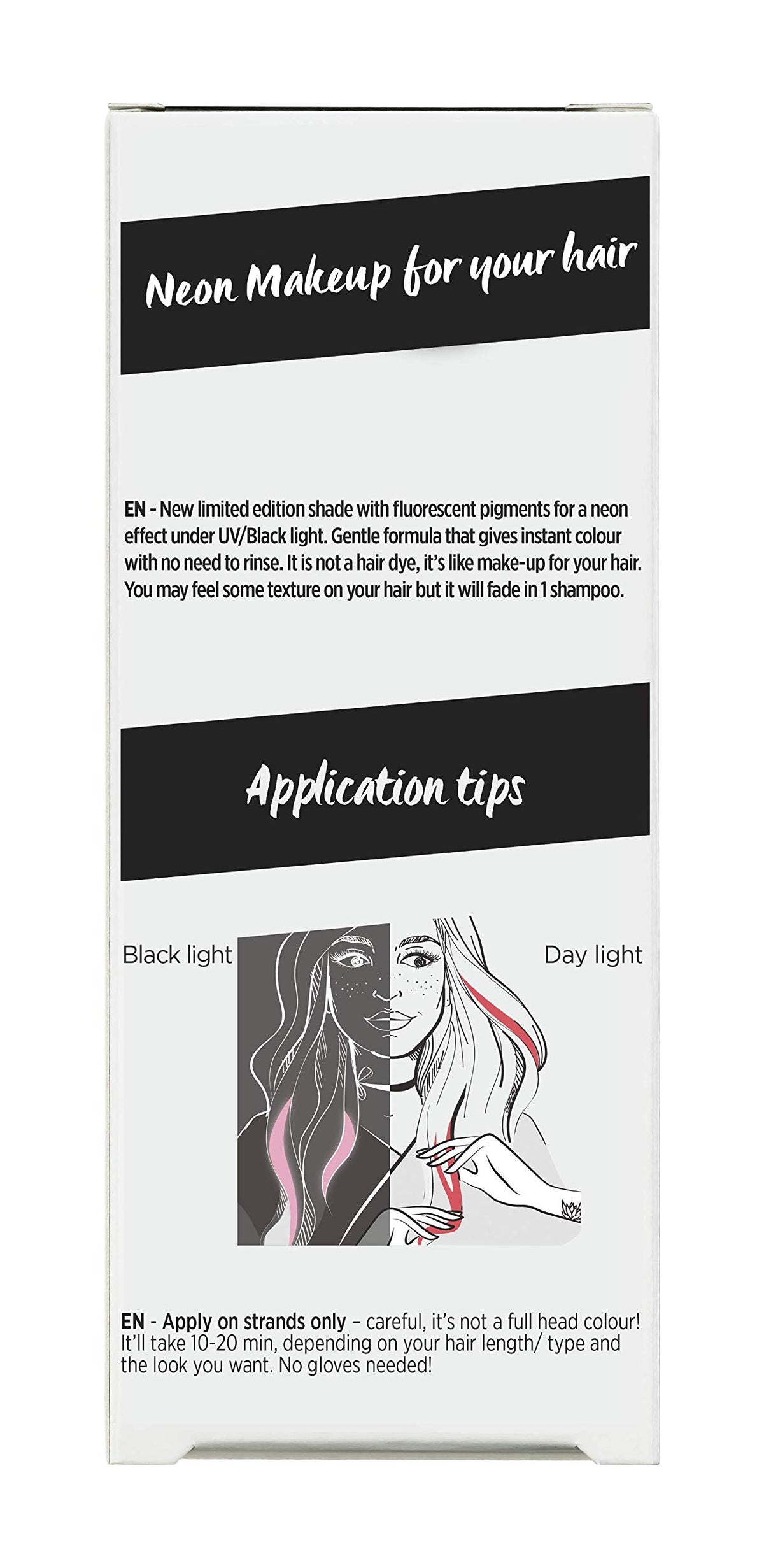 L'Oreal Paris L'Oreal Colorista Hair Makeup Neon Pink Temporary Light Blonde Hair Colour 30ml