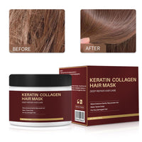 Orknglowy Collagen Hair Mask - Maca Deep Repair Colla-gen Hair Masks For Dry & Damaged Hair | With Hydrolyzed Collagen | Keratin Coll-agen Hair Mask - Deep Repair Hair Care, Smooths and Nourishes