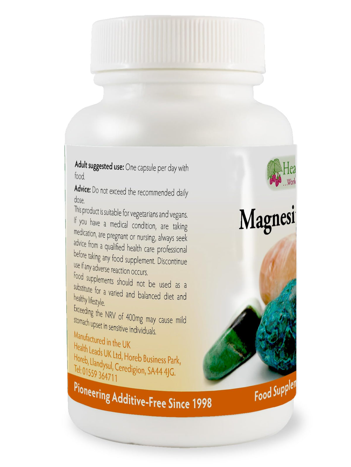 Health Leads ...Working With Nature Magnesium Oxide 320mg x 90 Capsules